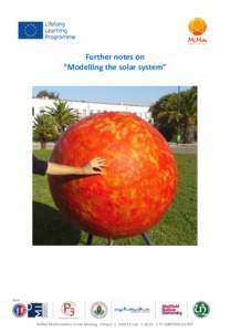 Further notes on “Modelling the solar system” MiMa Mathematics in the Making Project nLLP– 1-IT-COMENIUS-CMP  1) Some details on the “eclipse