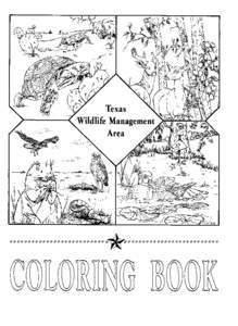 Wildife Management Areas Coloring Book