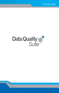 Data Quality Suite ADDRESS OBJECT PHONE OBJECT  NAME OBJECT