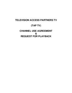 TELEVISION ACCESS PARTNERS TV