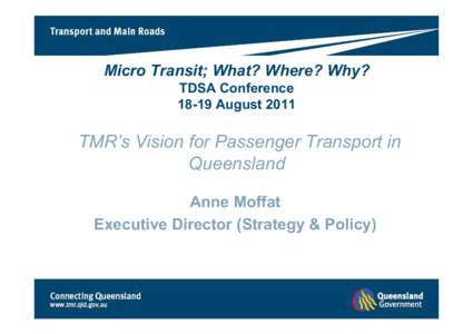 Public transport in Brisbane / QConnect / Passenger Transport / TransLink / Transport in Australia / States and territories of Australia / Queensland