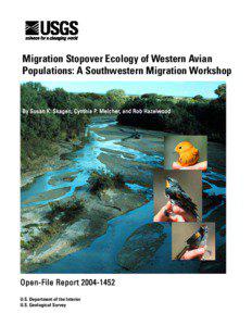 Migration Stopover Ecology of Western Avian Populations: A Southwestern Migration Workshop