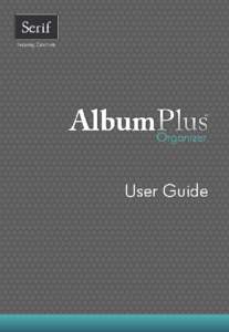 AlbumPlus Organizer User Guide