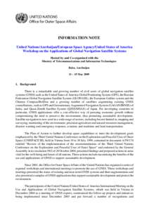Microsoft Word - INFORMATION NOTE UN-Azerbaijan-ESA-USA.doc