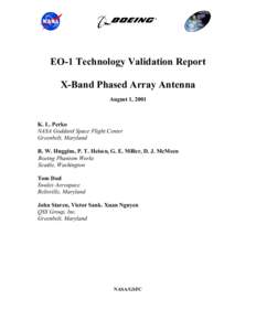 Template for EO-1 Technology Validation/Transfer Reports