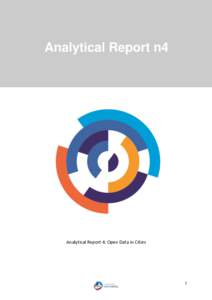 Analytical Report n4  Analytical Report 4: Open Data in Cities 1