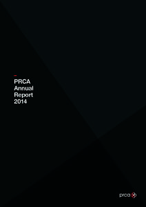 PRCA Annual Report 2014  PRCA