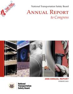 National Transportation Safety Board  Annual Report to Congress