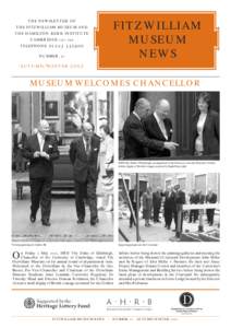 THE NEWSLETTER OF  FITZWILLIAM MUSEUM NEWS
