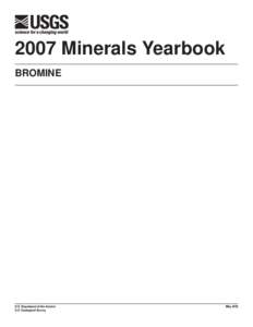 2007 Minerals Yearbook BROMINE