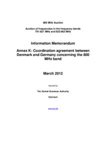 Annex K - Coordination agreement Germany