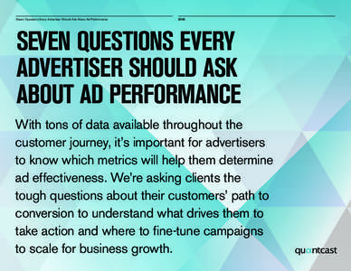 Seven Questions Every Advertiser Should Ask About Ad Performance[removed]Seven Questions Every Advertiser Should Ask