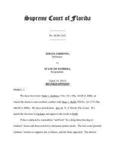 Florida Supreme Court Opinion SC08-2101