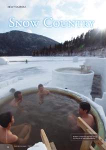 NEW TOURISM  ALL PHOTOS TADASHI AIZAWA Snow Country