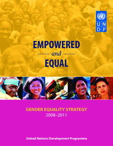 EMPOWERED and EQUAL  GENDER EQUALITY STRATEGY