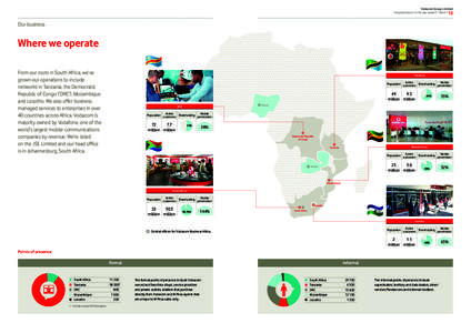 Vodacom Group Limited Integrated report for the year ended 31 March ’13  Our business