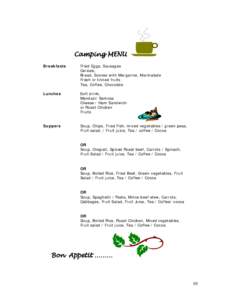 Microsoft Word - Camping Menu 12