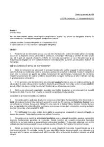 Tradus și revizuit de IER A 1178-a reuniune[removed]septembrie 2013 Anexa 5 (Punctul 4.2d) Set de instrumente pentru informarea funcţionarilor publici cu privire la obligaţiile statului în