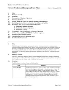Microsoft Word - FINAL-Formatted-University Adverse Weather and Emergency Event Policy -eff
