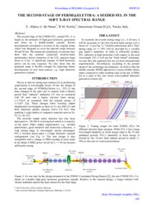 Proceedings of FEL2009, Liverpool, UK  WEPC53 THE SECOND STAGE OF FERMI@ELETTRA: A SEEDED FEL IN THE SOFT X-RAY SPECTRAL RANGE