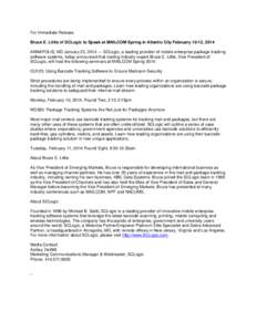 Microsoft Word - MAILCOM Spring 2014 Press Release