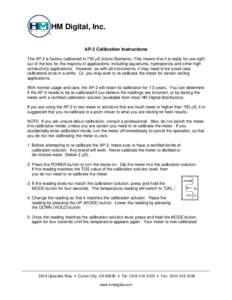 Microsoft Word - AP-2 Calibration Instructions.doc