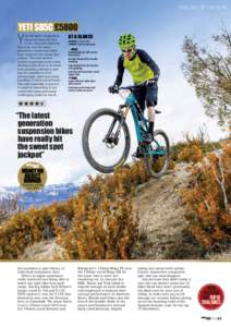 trail Bike of the Year  Yeti SB5C £5800 Y
