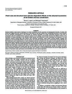 2189 The Journal of Experimental Biology 214, [removed] © 2011. Published by The Company of Biologists Ltd