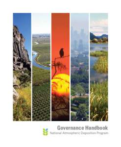 National Atmospheric Deposition Program  Governance Handbook National Atmospheric Deposition Program