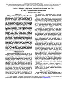 This paper was peer-reviewed for scientific content. Pages[removed]In: D.E. Stott, R.H. Mohtar and G.C. Steinhardt (eds[removed]Sustaining the Global Farm. Selected papers from the 10th International Soil Conservation Organization Meeting held May 24-29, 1999 at Purdue University and the USDA-ARS National Soil Erosion Research Laboratory.