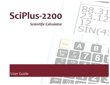 Microsoft Word - SciPlus-2200 User Guide v1.0.docx