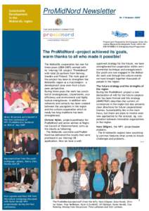 Sustainable Development in the Midnordic region  ProMidNord Newsletter