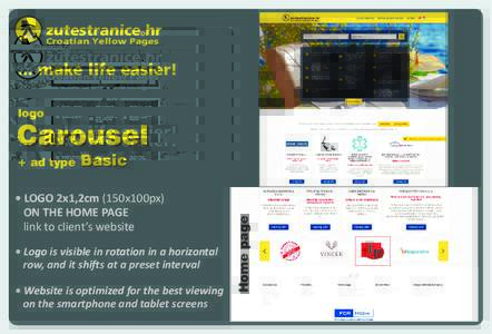 zutestranice hr Croatian Yellow Pages ... make life easier! logo