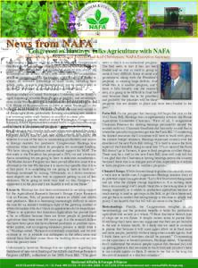 News from NAFA  Congressman Hastings Talks Agriculture with NAFA By Jon Dockter, NAFA Associate Director, and Rod Christensen, NAFA Executive Secretary Representing a gigantic swath of central Washington, Congressman