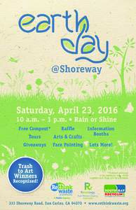 @Shoreway  Saturday, April 23, a.m. – 1 p.m. • Rain or Shine Free Compost*