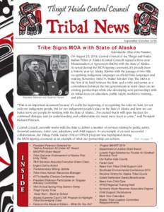 Tlingit Haida Central Council  Tribal News September/October 2014