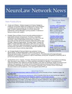 NeuroLaw Network NewsNeuroLaw News Items
