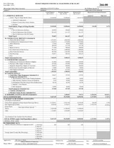 State of Mississippi Form MBRBUDGET REQUEST FOR FISCAL YEAR ENDING JUNE 30, 2017  Mississippi Valley State University