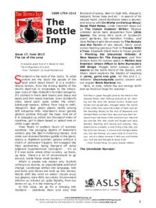 ISSNThe Bottle Imp Issue 17, June 2015