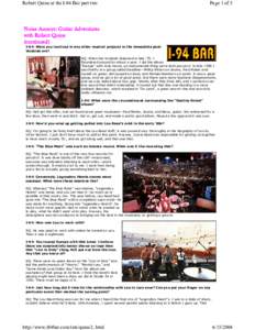 Robert Quine at the I-94 Bar part two  Page 1 of 5 Noise Annoys: Guitar Adventures with Robert Quine
