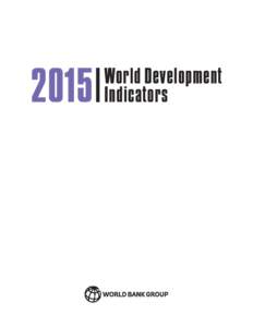 2015  World Development Indicators  ©2015 International Bank for Reconstruction and Development/The World Bank