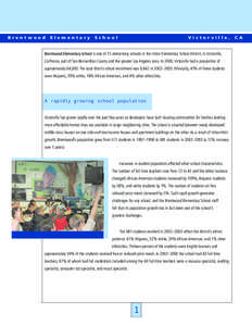 Brentwood Elementary School, Victorville, CA -- Learning from Six High Poverty, High Achieving Blue Ribbon Schools (PDF)