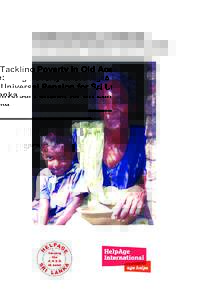 Universal Age Pensions for Sri Lanka: A Study of their Feasibility
