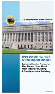 U.S. Department of the Interior  Welcome to the Neighborhood Overview of Services Provided at