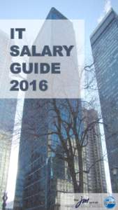 IT SALARY GUIDE 2016  THE JM GROUP COMMENTARY