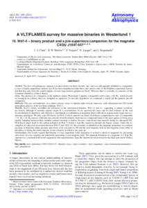 Astronomy & Astrophysics A&A 565, A90[removed]DOI: [removed][removed]