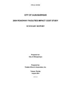 Microsoft Word - Roadway Facilities IF Report and Appendices Final.doc