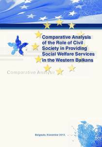 Comparative Analysis of the Role of Civil Society in Providing Social Welfare Services in the Western Balkans