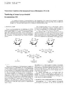 Numbering of atoms in myo-inositol