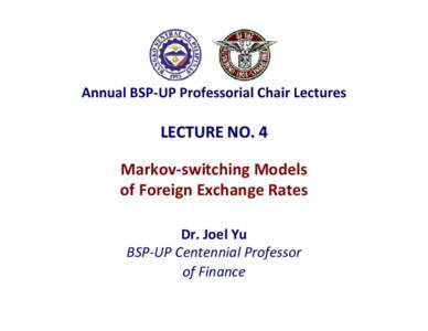 Markov-switching Models of Foreign Exchange Rates
